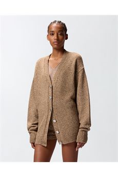 Cardigan da donna di colore marrone Pinko | MARCHEC3Z