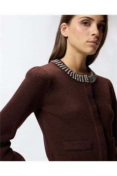 Cardigan da donna di colore marrone Pinko | SPEZZINOL99