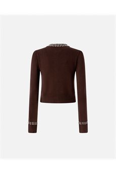 Cardigan da donna di colore marrone Pinko | SPEZZINOL99